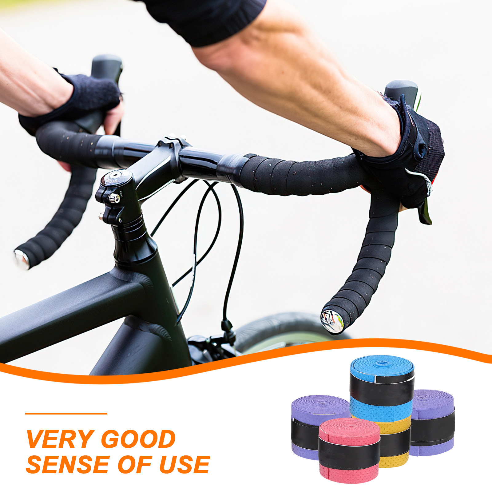Fishing Rod Wrap Tape - 5Pcs Fish Rod Handle Wrap PU