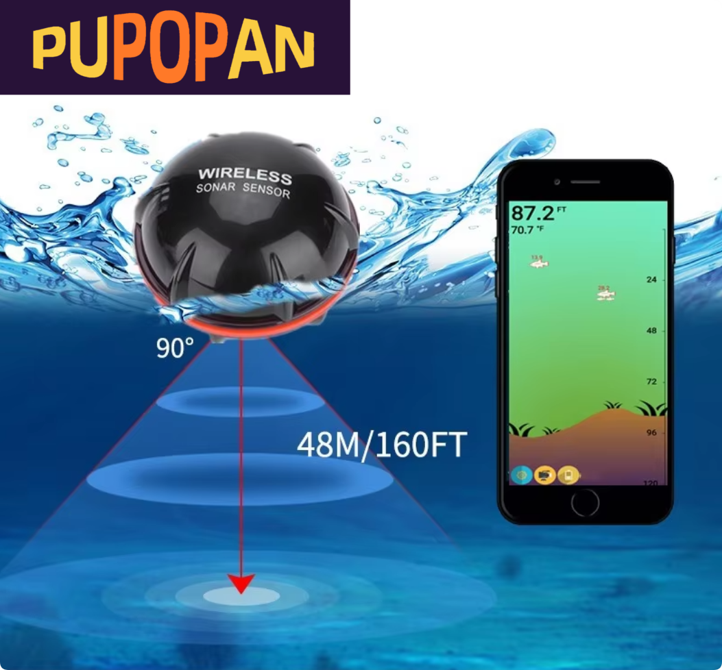 Smart Sonar Fish Finder Wirele - огляд і ціна Fishing Equipment In English