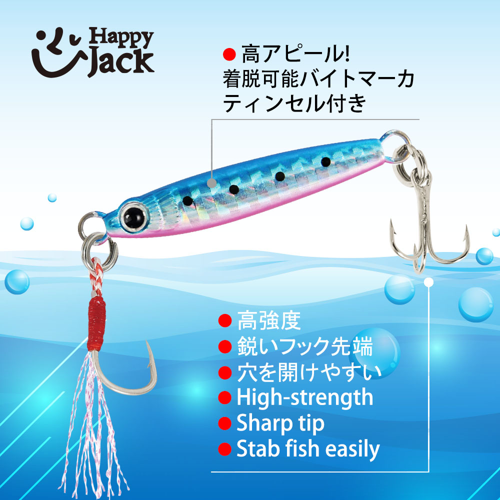 HappyJack new Micro Metal Jig  - огляд і ціна Jig Head Lure