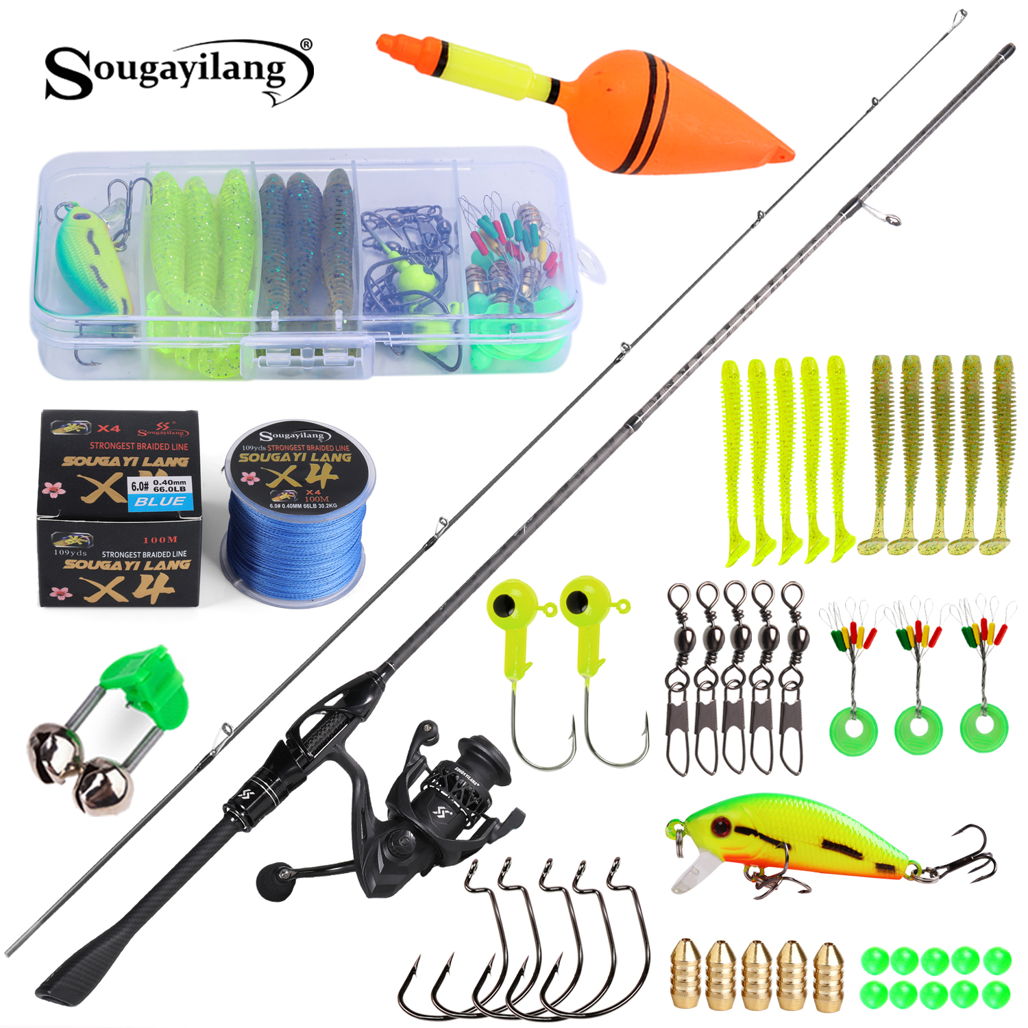 Sougayilang 1.8m Spinning Fish - огляд і ціна Fishing Equipment Online