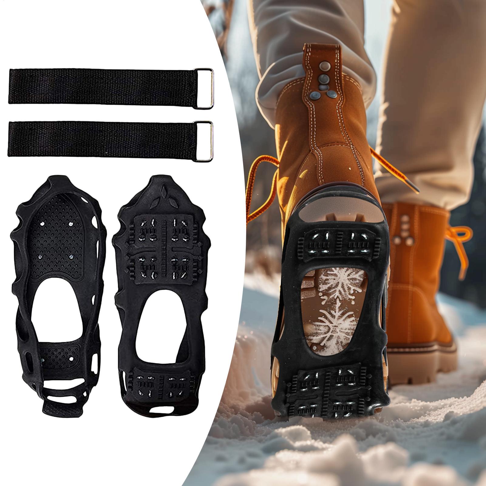 24-tooth crampons TPE snow cle - огляд і ціна Fishing Gear
