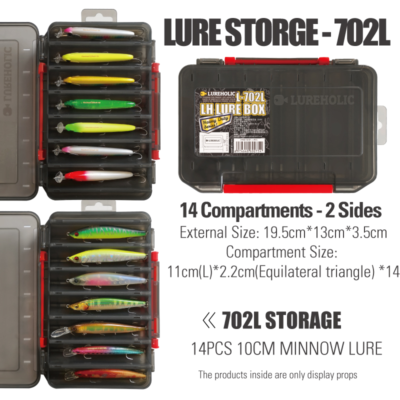 LUREHOLIC Lure Box FishingTack - огляд і ціна Jig Head Lure