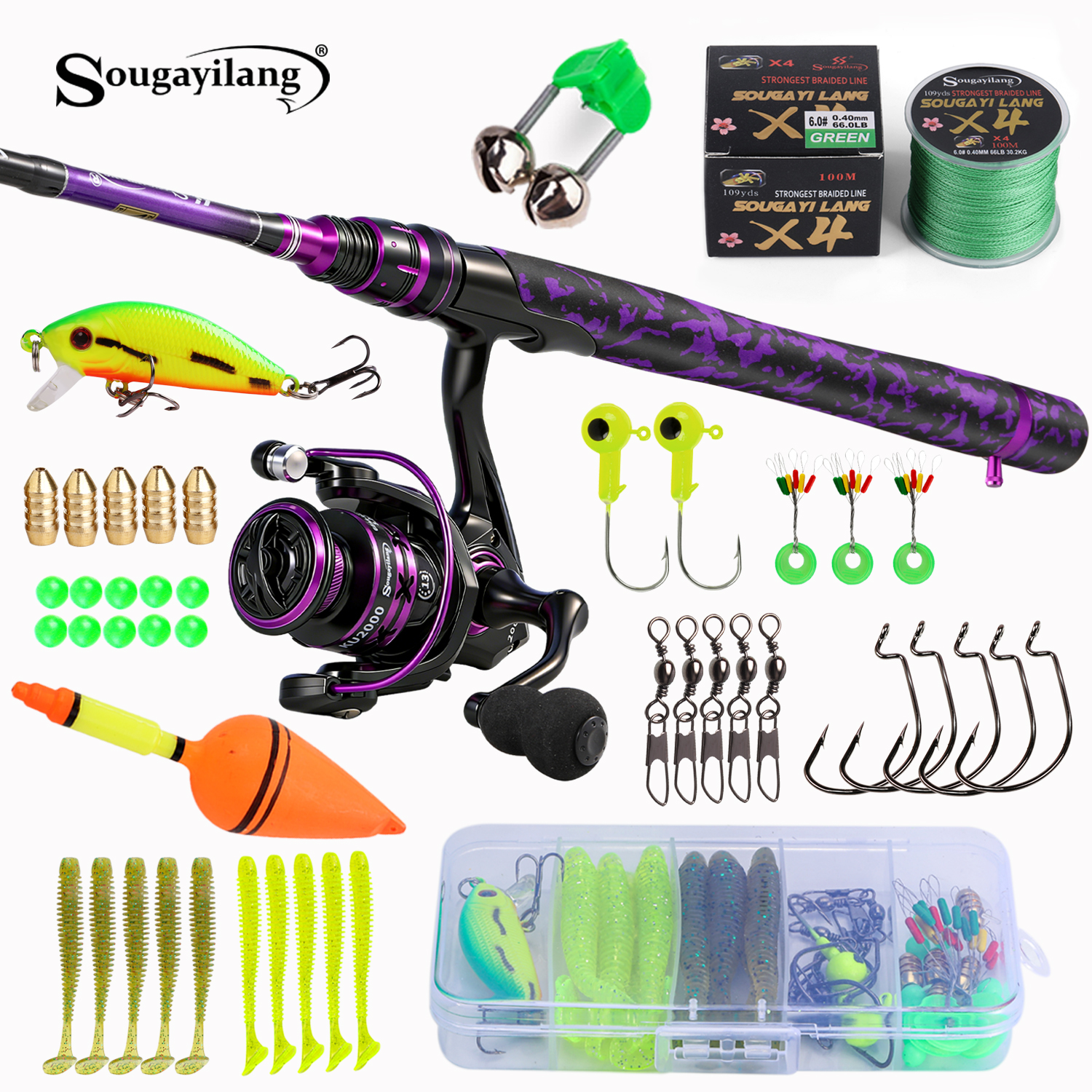 Sougayilang Spinning Fishing R - огляд і ціна Fishing Equipment Online
