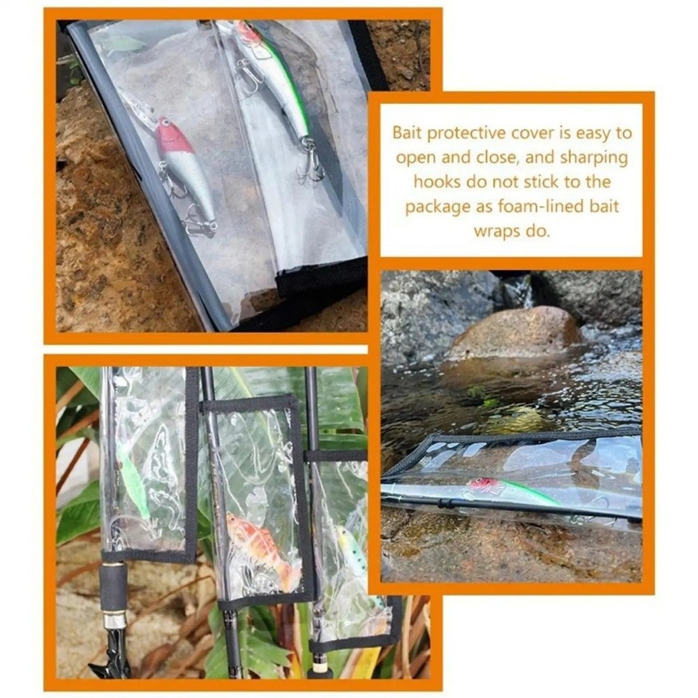 PVC Fishing Lure Cover Storage - огляд і ціна Fishing Rod Wrap Tape