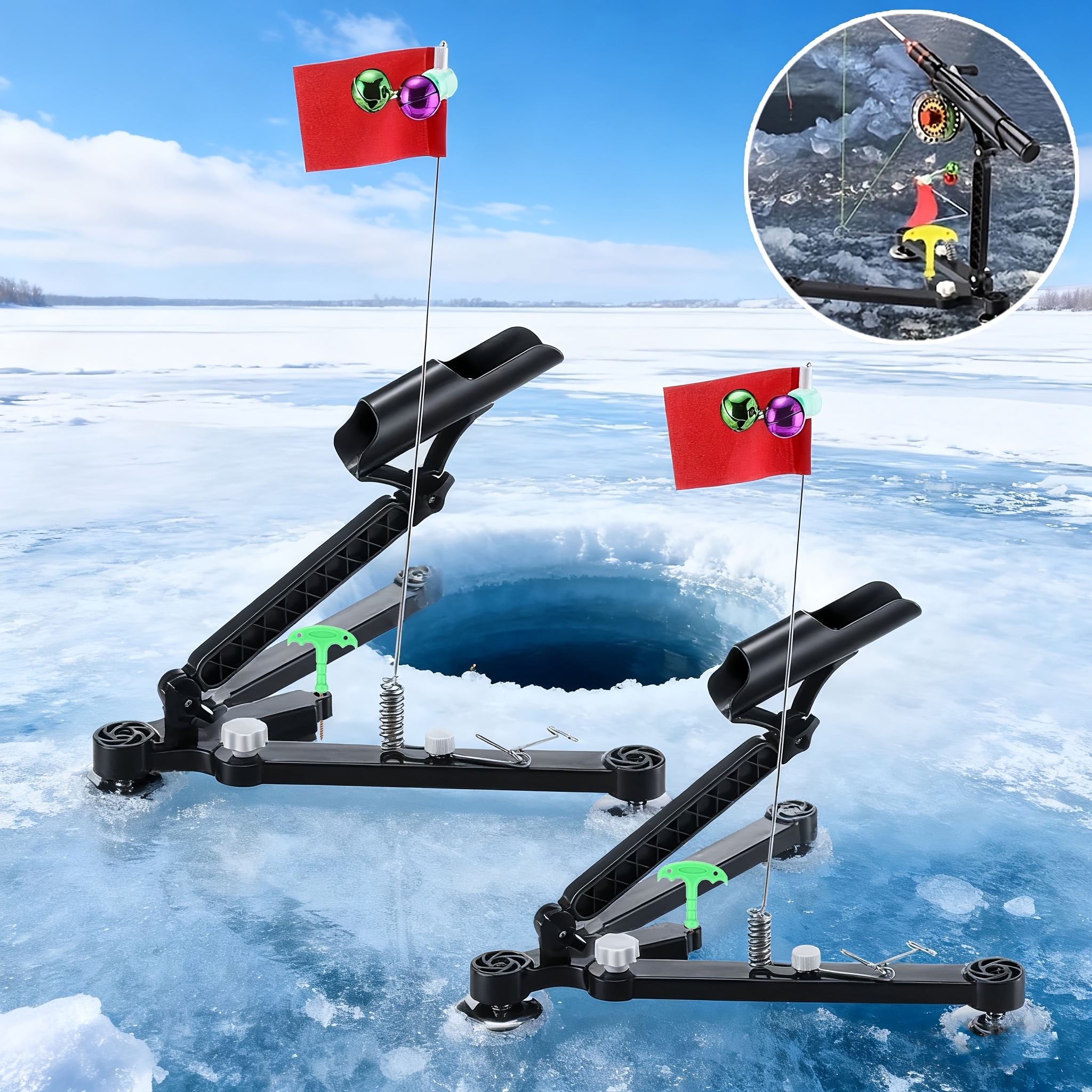 Foldable Ice Fishing Rod Holde - огляд і ціна Carbon Fishing Rod