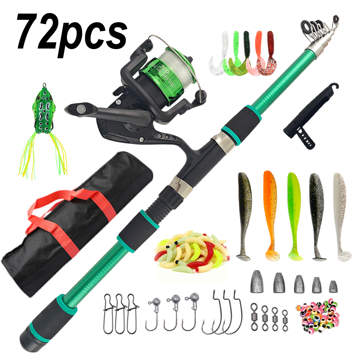 Fishing Pole Set Full Kits Wit - огляд і ціна Fishing Equipment Online