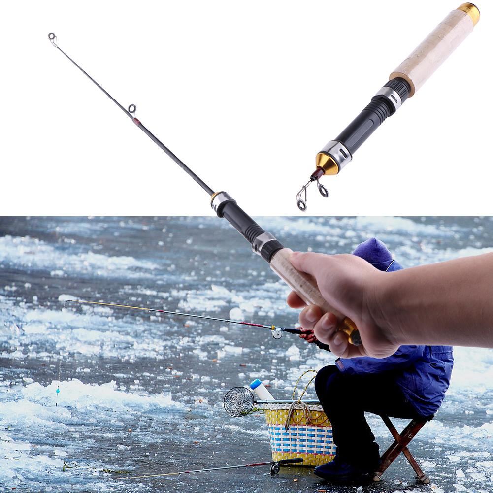 60cm Mini Telescopic Ice Fishi - огляд і ціна Carbon Fishing Rod
