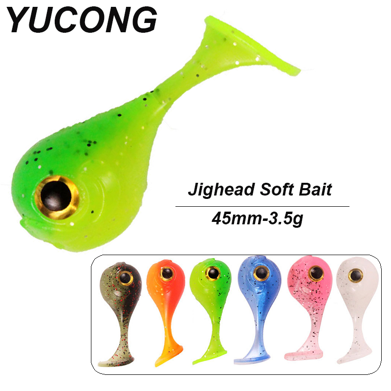 YUCONG 6PCS Jighead Soft Baits - огляд і ціна Jig Head Lure