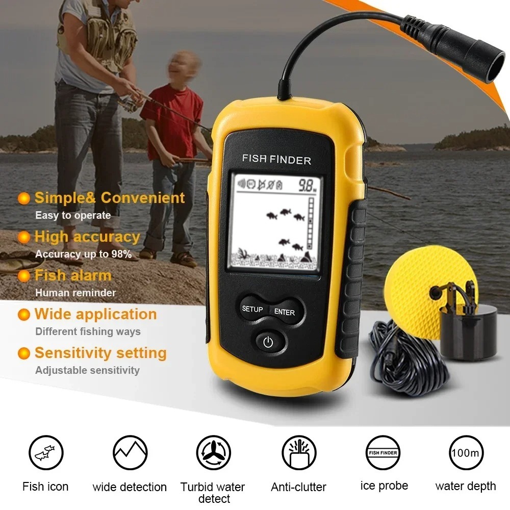Wireless Sonar Detection Fish  - огляд і ціна Fishing Equipment In English