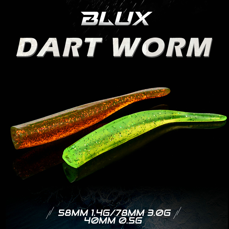 BLUX New Dart Worm Soft Bait 5 - огляд і ціна Jig Head Lure