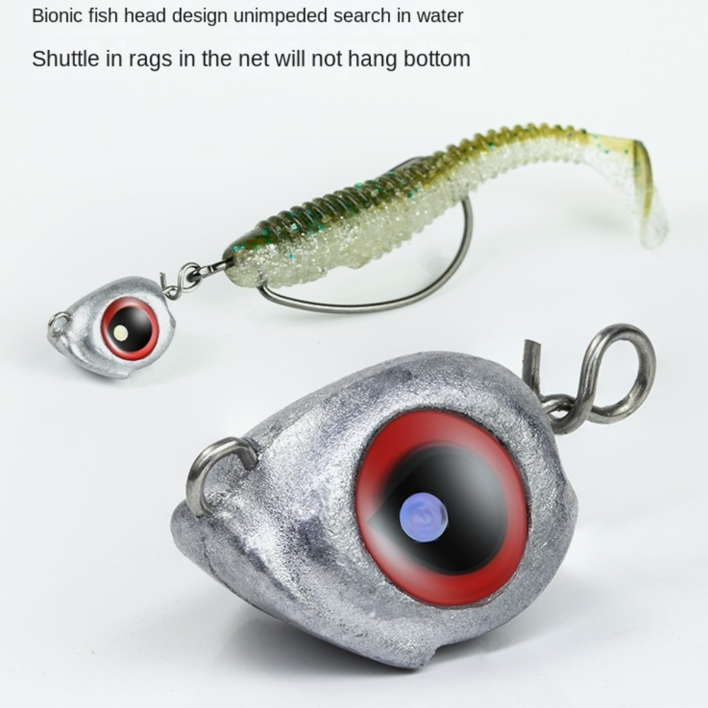 10pcs 3.5g/5g/7g/10g Swimbait  - огляд і ціна Jig Head Lure