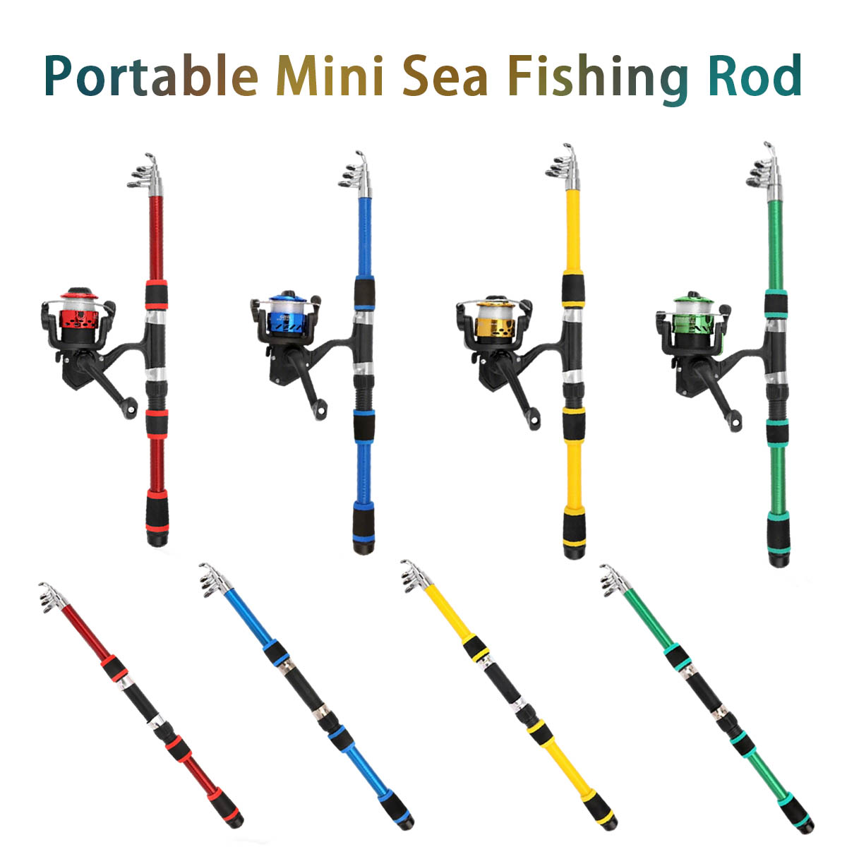 1.8m Telescopic Fishing Rod Co - огляд і ціна Fishing Equipment Online