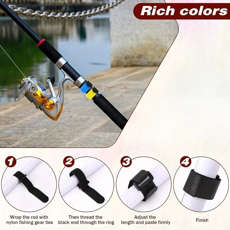 10Pcs/set Reusable Fishing Rod - огляд і ціна Fishing Rod Wrap Tape