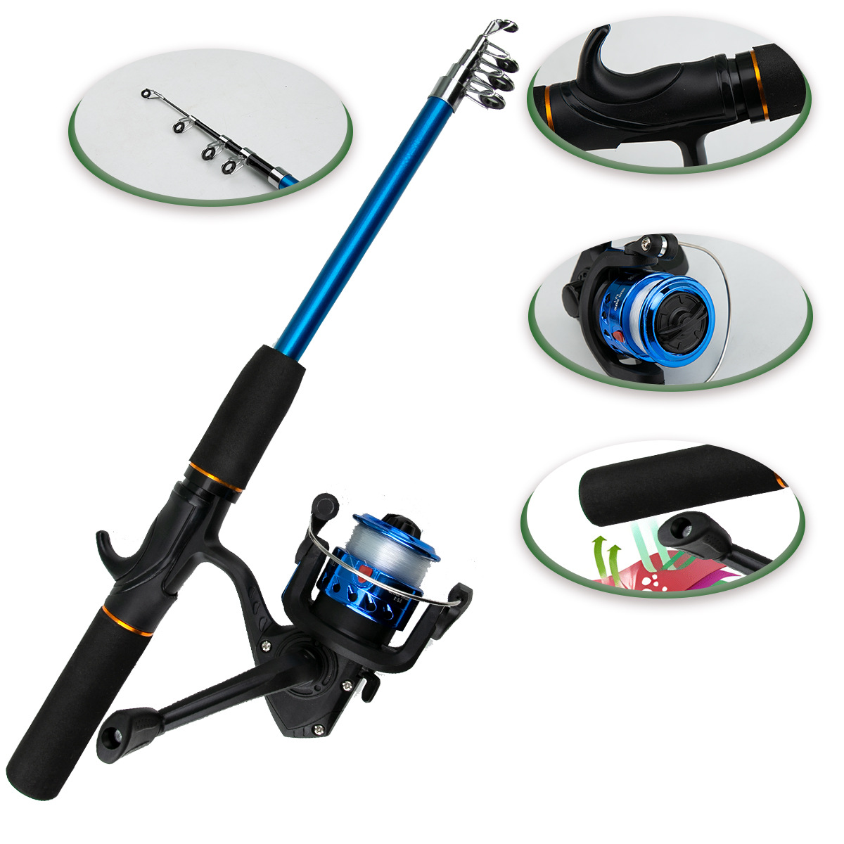 Complete 1.5m Fishing Rod and  - огляд і ціна Fishing Equipment Online