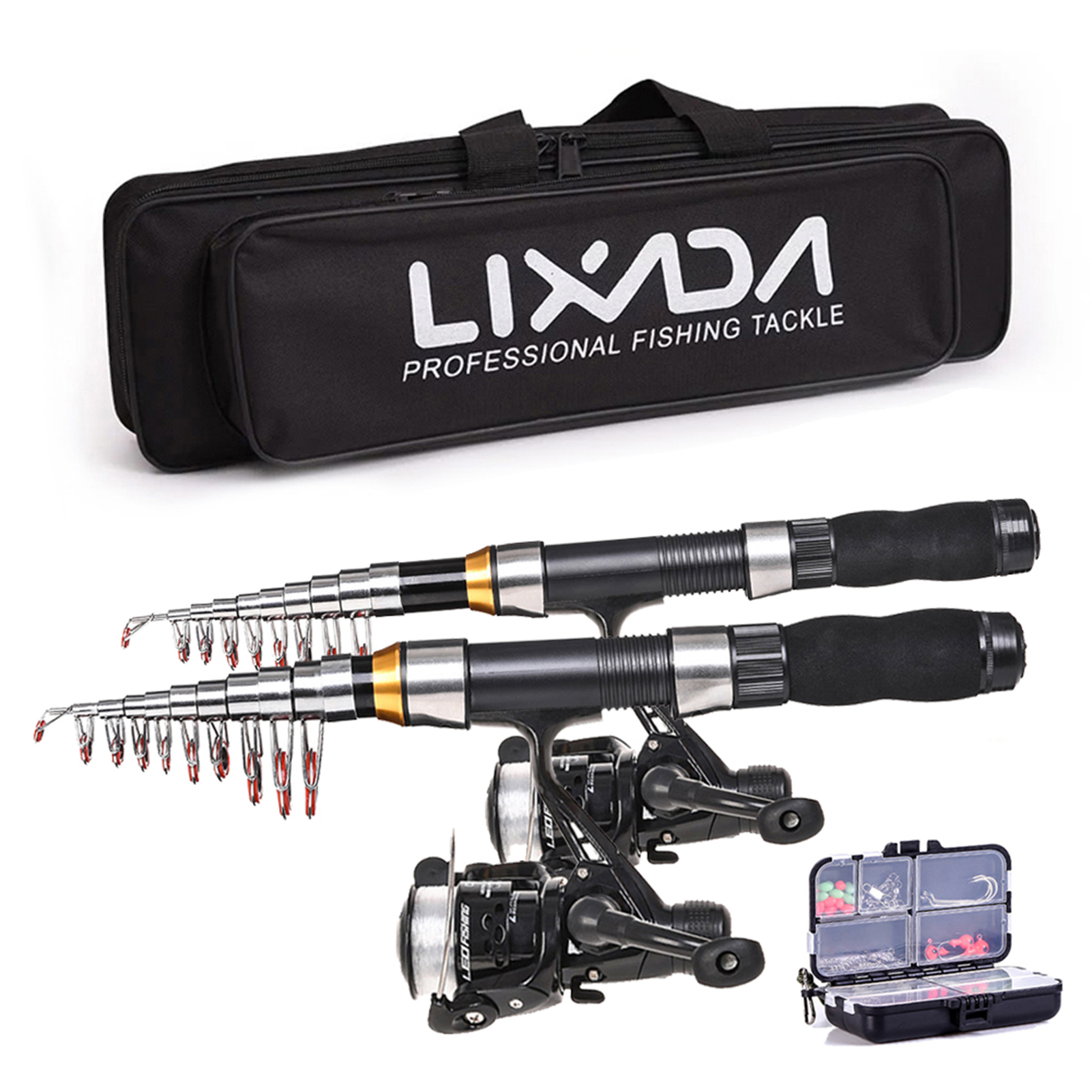 Lixada Fishing Rod Reel Combo  - огляд і ціна Fishing Equipment Online