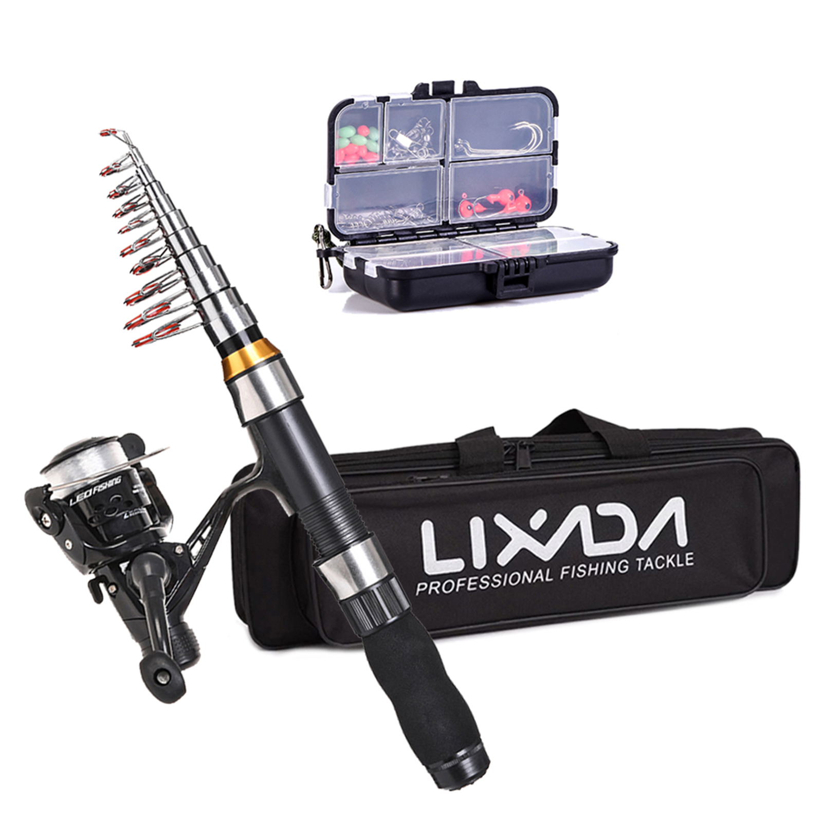 Lixada Fishing Rod Reel Combo  - огляд і ціна Fishing Equipment Online