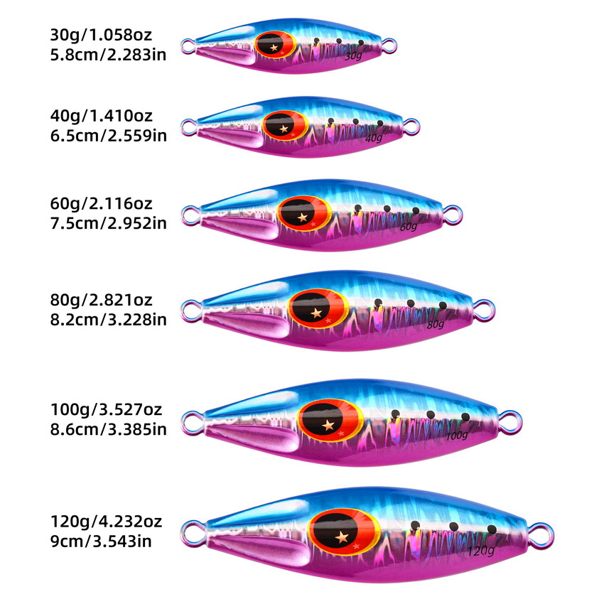 8pcs/lot Metal Jig Fishing Lur - огляд і ціна Jig Head Lure