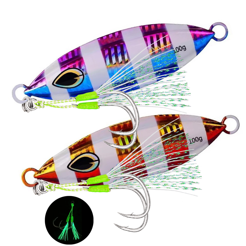 1pcs High quality Metal Night  - огляд і ціна Jig Head Lure